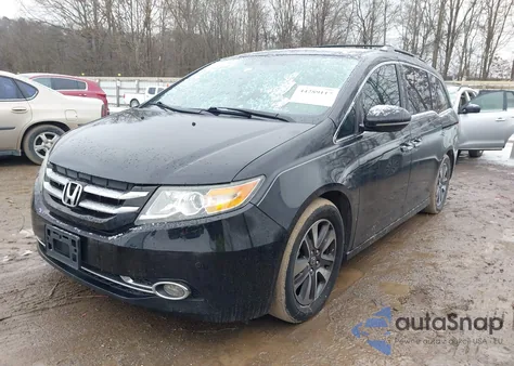 2014 Honda Odyssey Touring/Touring Elite from USA, damaged, VIN 5FNRL5H90EB090029